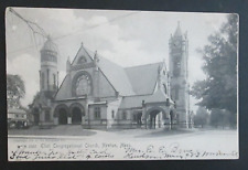 Eliot Congregational Church Newton MA Posted UDB Postcard picture