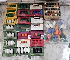 Vintage C-9 Christmas Replacement Bulbs Lot Assorted Indoor/outdoor 120V Noma picture