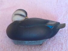 Ducks Unlimited 2001 Jett Brunet Black Duck Miniature Decoy 2001 picture