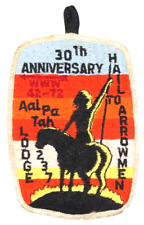 Vintage 1972 30th Anniversary Aal-Pa-Tah Lodge 237 Patch Gulf Stream Council FL picture