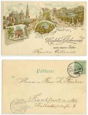 1898 Germany Gruss aus Aachen - cover picture