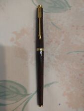 Parker 180 Thuya Brown Fountain pen Medium  XM 14k Gold Nib, USA made picture