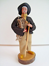 Vintage French Santon Signed Sylvette AMY Collectible Figurine Gathering Sticks picture