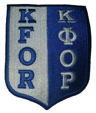 Genuine KFOR Patch NATO Kosovo Force Blue White picture