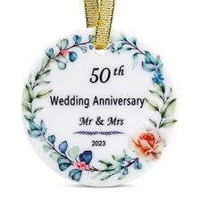 50th Wedding Anniversary Ornament 50st Marriage Anniversary Ornaments 50 Year... picture