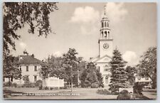 Reading Massachusetts~Common~Old South Methodist Church~Clock & Belltower 1930s  picture