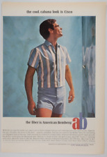 Cisco Swim Trunks Bathing Suit American Bemberg 1965 New Yorker Ad 7.5x11.5