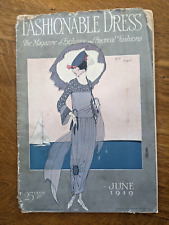 💎 ULTRA RARE 1919 June Fashionable Dress Magazine  - COMBINE SHIPPING 💎 picture