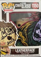 Texas Chainsaw BRETT WAGNER SIGNED Leatherface Funko Pop with RARE SKETCHED ART picture