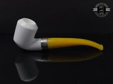 Handmade Block Meerschaum Silvery Band Pipe picture