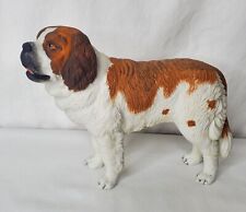 Vtg Saint Bernard Figure Dog Figurine Porcelain Ceramic Andrea By Sadek Japan picture