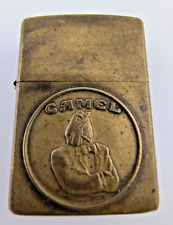 Vintage 1932-1992 Camel Emblem Brass Zippo Lighter picture