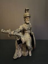 Cast Iron Clock Topper by N. Muller's Sons, New York - Greek Warrior & God picture
