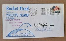 WALLY SCHIRRA (d. 2017) MERCURY SEVEN Astronaut Signed 1963 Postal Cover COA picture