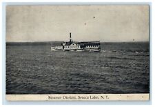 c1910's Steamer Ship Otetiani Seneca Lake New York NY Posted Antique Postcard picture