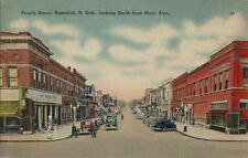 1942 Postcard - Fourth Street Looking North - Bismarck ND picture