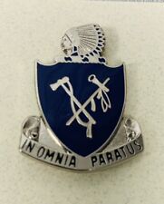 179th Infantry IN OMNIA PARATUS Native American Military Pin picture