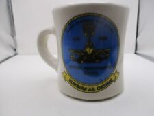 Vintage US Navy CWO LDO Mustang Officer Indoctrination School Coffee Cup Mug picture
