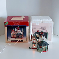 1996 Lemax Caddington Village Porcelain Lighted House #65219 Vintage - In Box picture