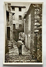 Gorbio France 365 Vieille Rue Street Postcard RPPC Unposted The Stork Edition picture