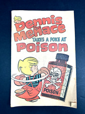 vtg 1961 Dennis the Menace Takes a Poke at Poison Comic Book WEIRD picture