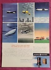 Vintage General Electric Co & Rice Crispies, WW2 Double sided Print Ad picture