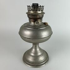 Vintage Rayo Aladdin Oil Kerosene Lamp Metallic Silver Color - Untested, READ picture