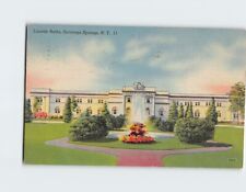 Postcard Lincoln Baths Saratoga Springs New York USA picture