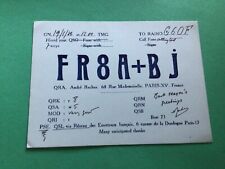 Paris QSL Radio card 1936 to Radio G60F A15321 picture