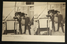 The Officers Onboard the Transatlantic Postcard Steamship - Blank Back picture
