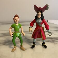 Vintage Disney Peter Pan Capt Hook 4.5” Posable Figures picture