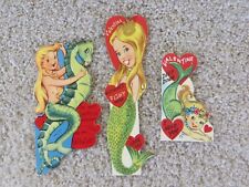 Vintage Valentine Cards-Mermaids picture