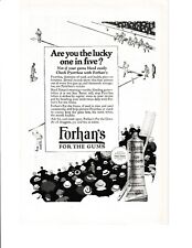Forhan's For The Gums Print Ad 1924 Baseball Game picture