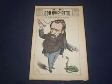 1886 JUNE 12 LE DON QUICHOTTE NEWSPAPER - M. HENRY MARET - FRENCH - FR 3494 picture