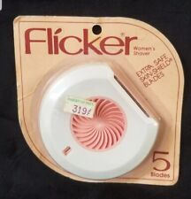 Vintage Flicker Classic Women's Shaver 5 Blades Sealed - NOS New Old Stock picture