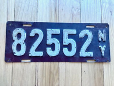 1911 New York License Plate picture
