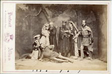 Mr. Pacault, Pau, Theatre Stage - Ivanhoe Vintage Albumen Print. Cabin Card picture
