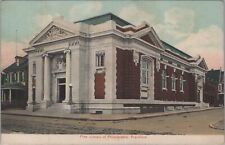 Free Library of Philadelphia Frankford Vintage Unposted Postcard picture