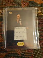 2023 Pieces of the Past Abraham Lincoln Canvas Relic Handwritten picture