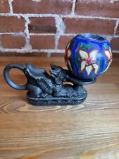 Antique metal candlestick Lion Winged Griffin USSR picture