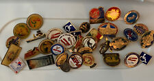A lot of enamel pins paralyzed veterans association 36 Pins picture