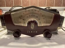 Zenith Cobra-Matic Vintage 1950’s Art Deco Am/Fm Tube Radio Chassis Works picture
