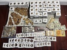 Huge Old Us Coin Collection LotUs,1909VDB,Silver,Banknotes,IndianHead,&Foreign picture