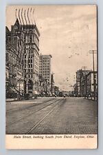 Dayton OH-Ohio, Main Street Looking South, c1911 Antique Vintage Postcard picture