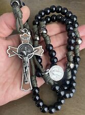 St Benedict Catholic Rosary, Large StBenedict Crucifix, Durable Rosary- Handmade picture