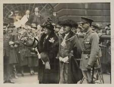 1925 Press Photo Lord Mayor and Lady Mayoress at Mansion House in London picture