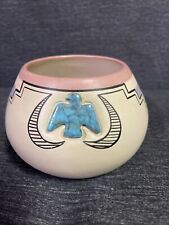 Hopi Toad Native American Pottery Jar Bowl Vessel Vase Small Handmade 3.5” Tall picture