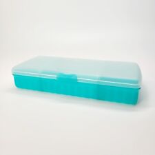 NEW Tupperware Lunch 'N Things Divided Lunch Container On the Go BLUE AQUA picture