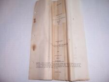 INSTRUCTIONS FOR WWII USAAF C53 A B & C Aircraft Load Adjuster 8 pages picture