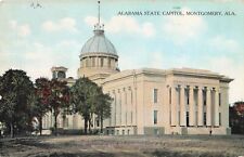 Montgomery AL Alabama, State Capitol Building, Vintage Postcard picture